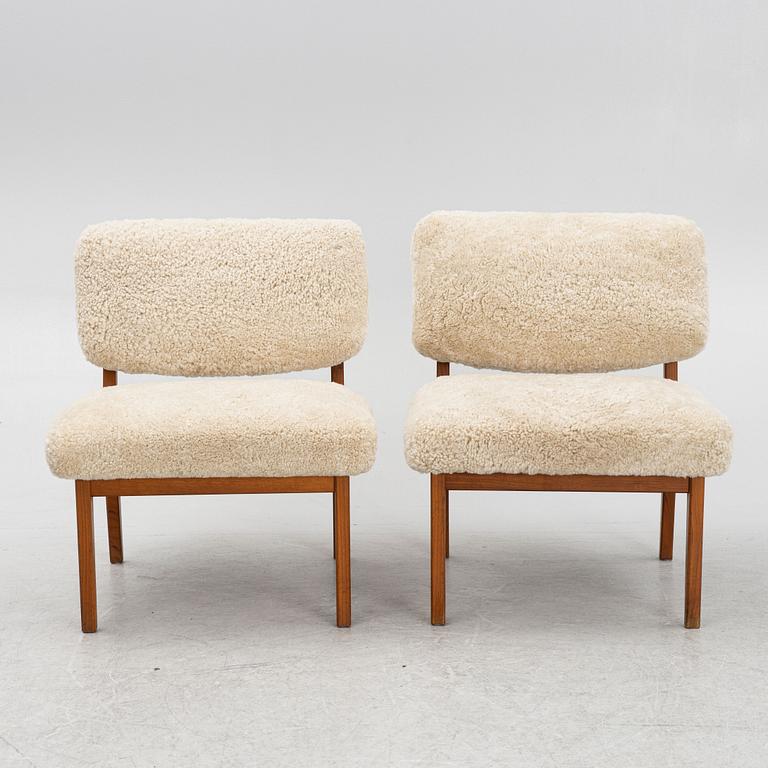 A pair of easy chairs, second half of the 20th Century.