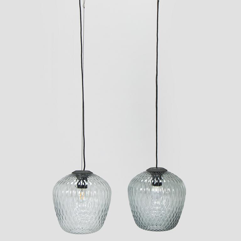 Samuel Wilkinson, a pair of “Blown” pendant lights, &Tradition.