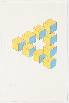 Oscar Reutersvärd, Omöjliga figurer, 3 st.