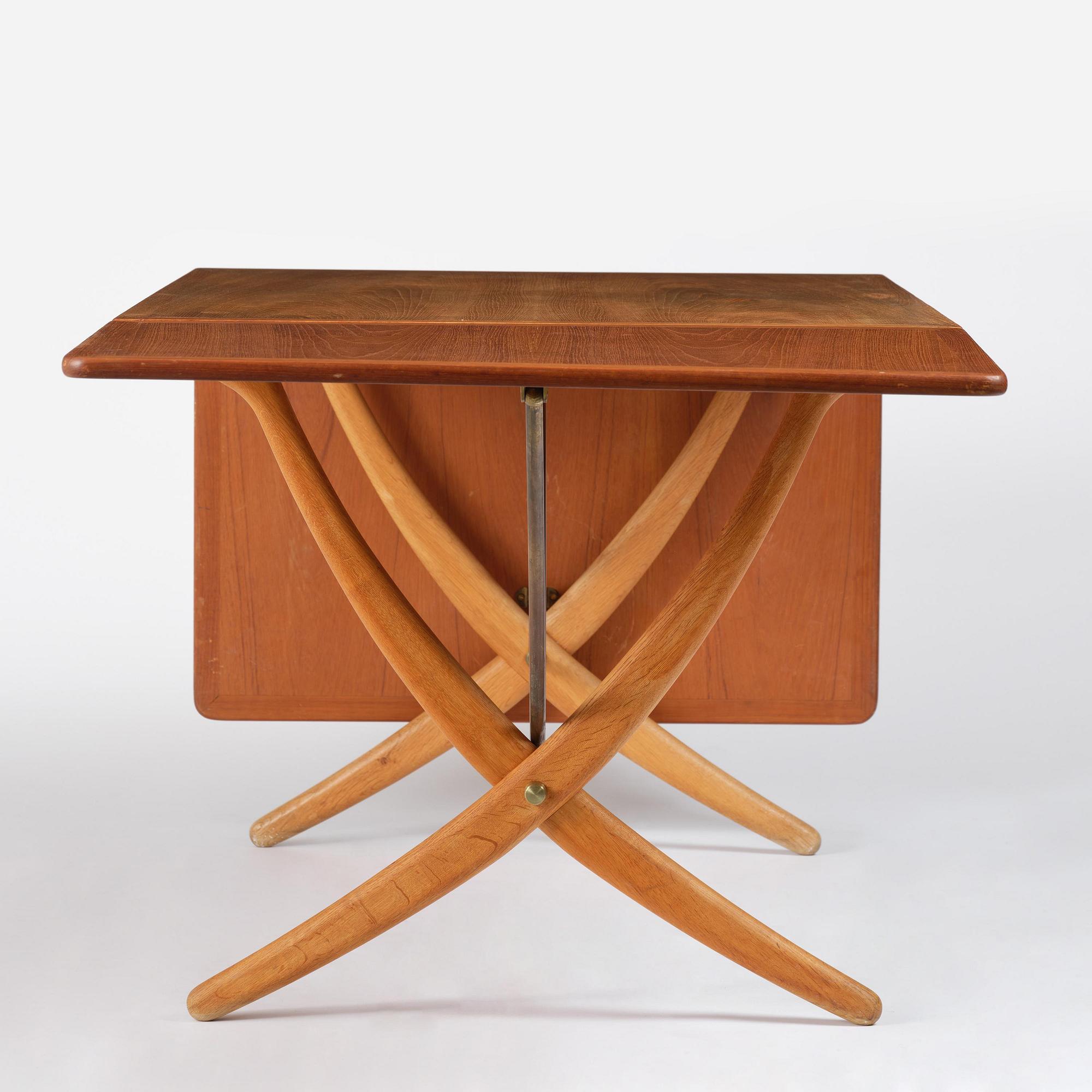 Hans J. Wegner, a dining table model "AT-304", Andreas Tuck, Denmark, 1960s.