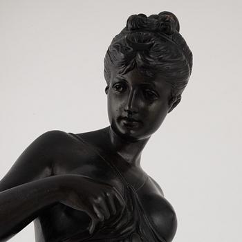 Alois Mayer, gudinnan Diana med en jakthund.