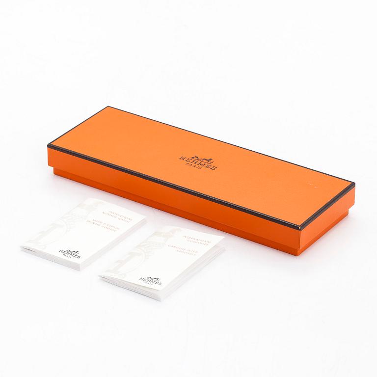 Hermès, Clipper Oval, wristwatch, 27 x 22 mm.