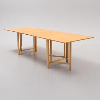 A "Maria Flap" gatelegged table by Bruno Mathsson, 1963.