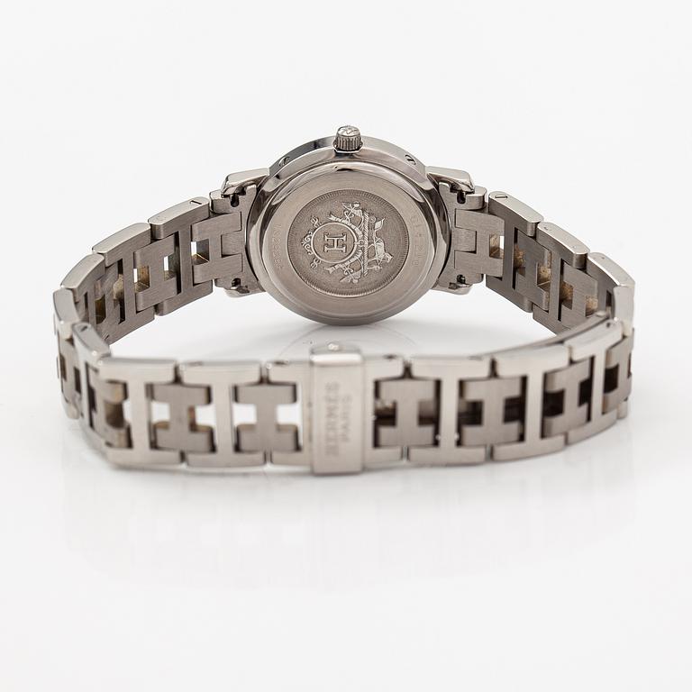 Hermès, Clipper, wristwatch, 24 mm.