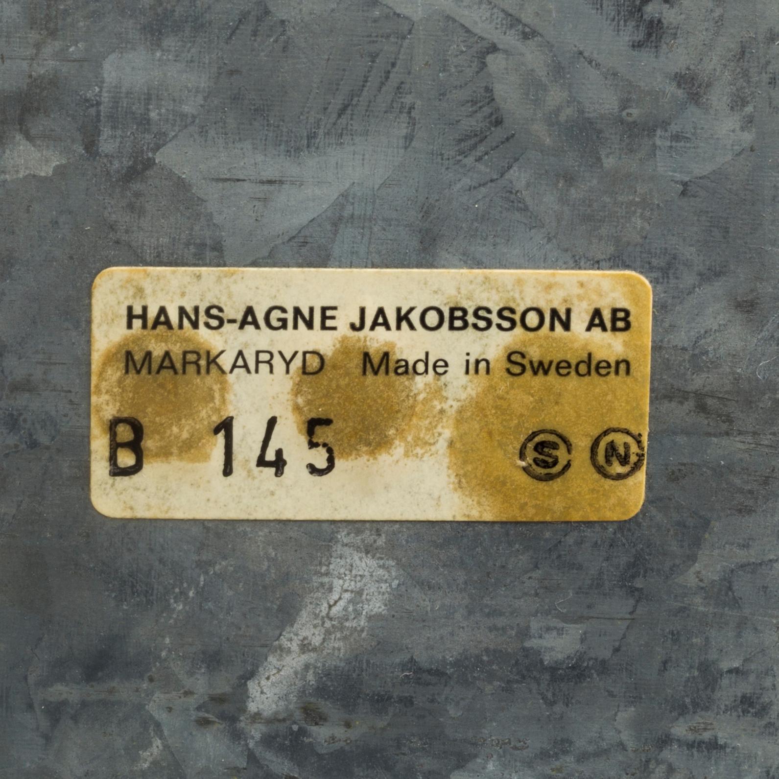 A PAIR OF TABLE LAMPS BY HANS AGNE JAKOBSSON MODELL B 145.