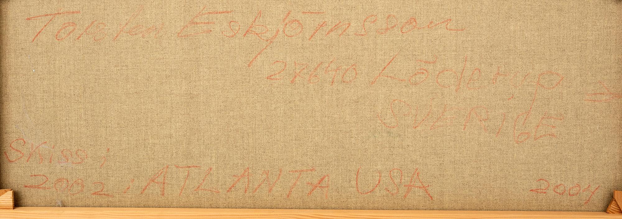 Torsten Esbjörnsson, "Skiss i Atlanta USA" 2004, olja på duk.