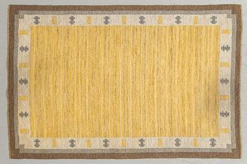 MATTA, rölakan, monogramsignerad IS (Ingegerd Silow). Ca 200 x 134 cm.