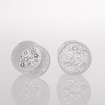 TAPIO WIRKKALA, dricksglas, 12 st samt kanna "Ultima Thule", Iittala, 1970-tal.