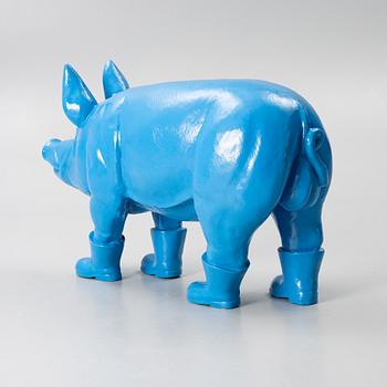 William Sweetlove, "Cloned blue father pig".