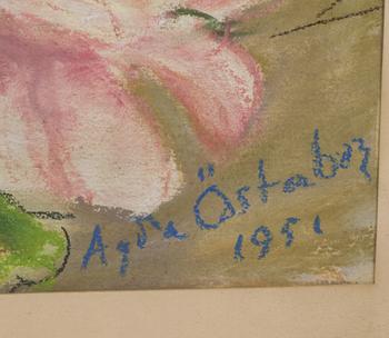 AGDA ÖSTERBERG, pastell, signerad och daterad 1951.