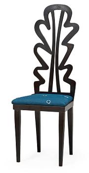 A Birgit Broms patinated bronze chair, 1994.