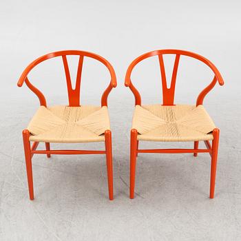 Hans J. Wegner, chairs, a pair, model CH-24/"The Y-chair", Carl Hansen & Son, Denmark.