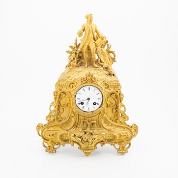 A late 19th century Neo Rococo table clock.