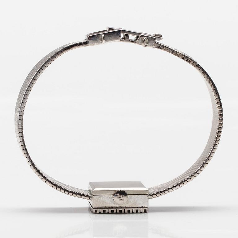 ARMBANDSUR, dam, Movado, 14K vitguld, 24 diamanter. Schweiz. Vikt tot. 35 g.