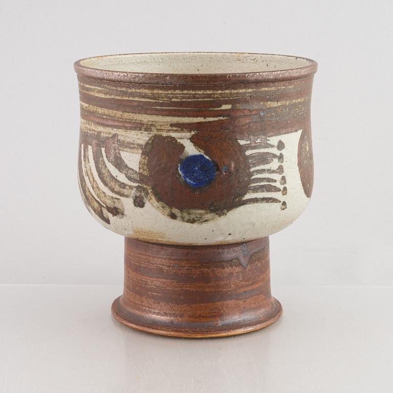 Lisa Larson, a unique glazed stoneware vase, Gustavsberg Studio.