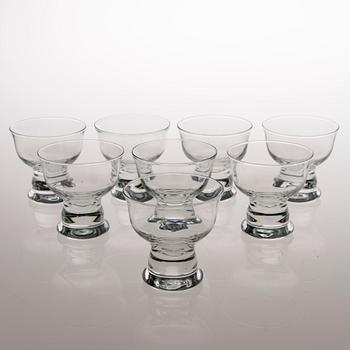 INKERI TOIKKA, A set of 22 drinking glasses from the 'Viapori' series, Nuutajärvi.