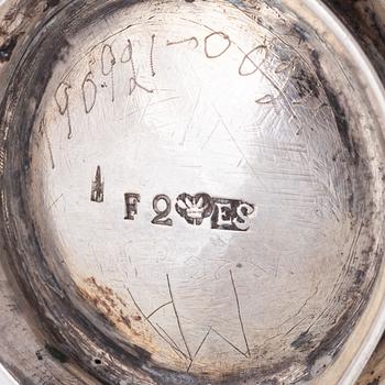 Erik Sandström, bägare, silver, Torneå, Finland, 1839.