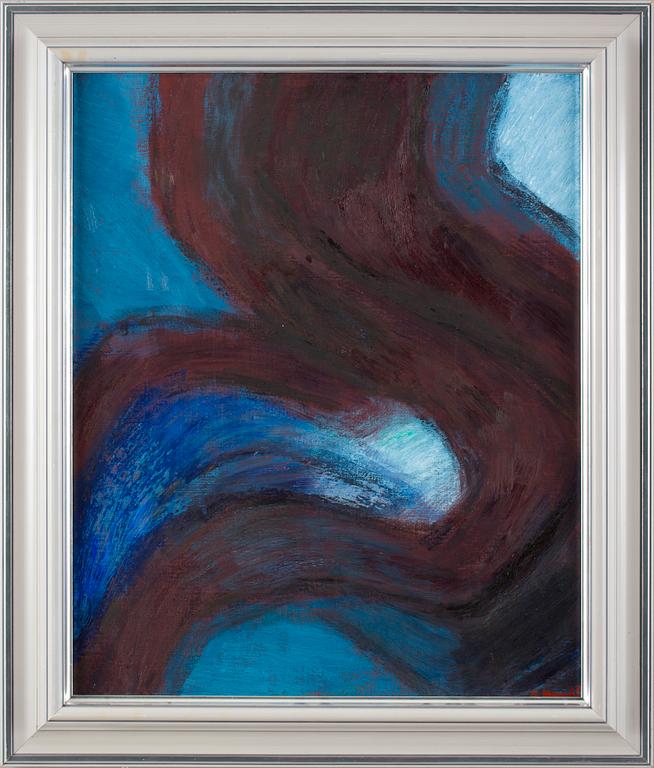 OLLE BONNIÉR, olja på duk, sign.