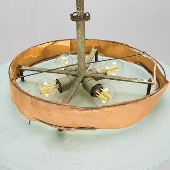 A 1920s/30s Swedish Grace ceiling lamp.