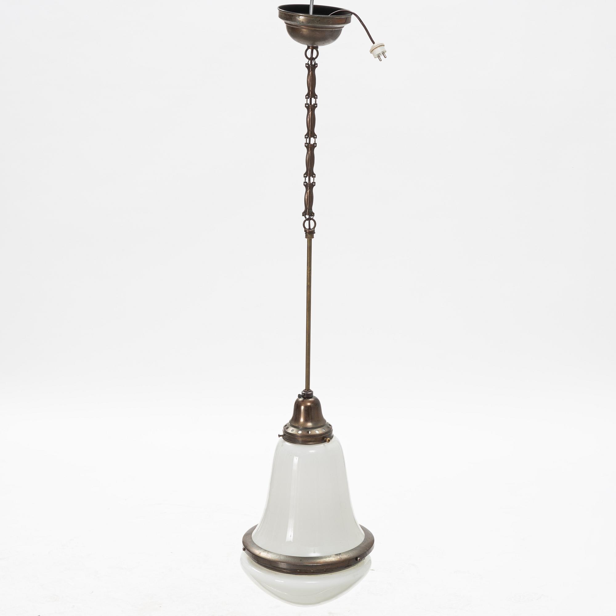 Peter Behrens, a 'Luzette' ceiling light, for AEG (Allgemeine Electricitäts-Gesellschaft), Germany.