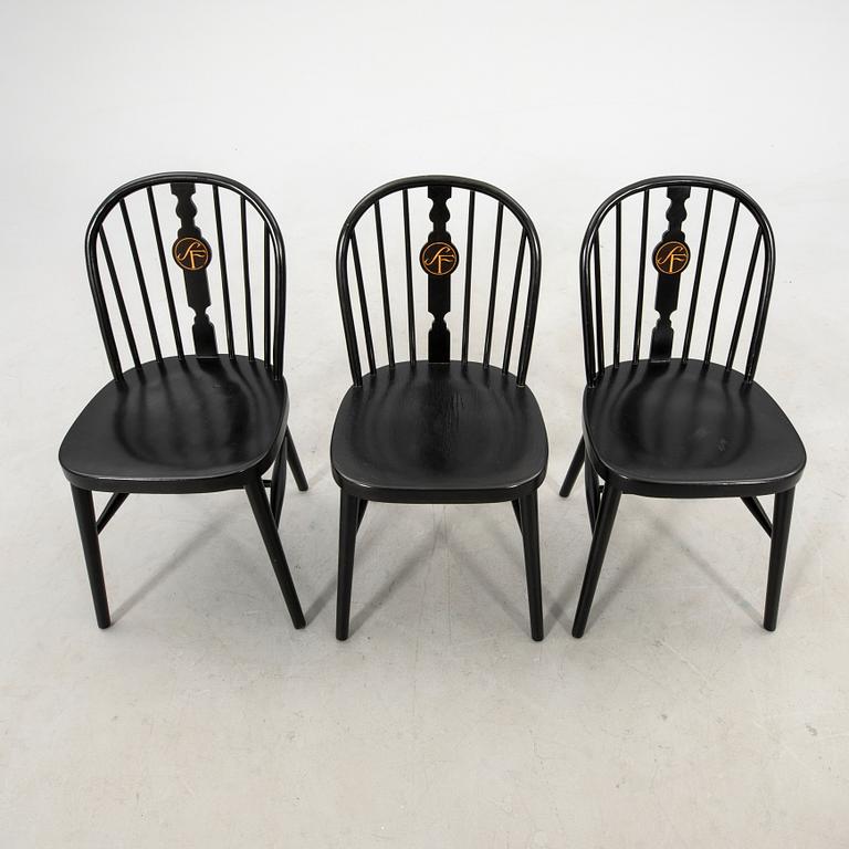 Chairs, 6 pieces, first half of the 20th century, SF (Svensk Filmindustri).
