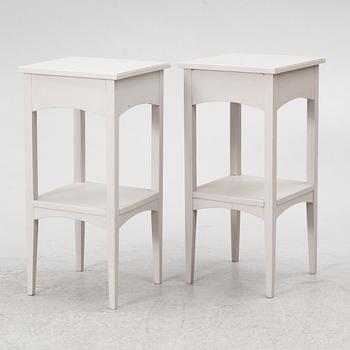 Nightstands, a pair, 20th century.