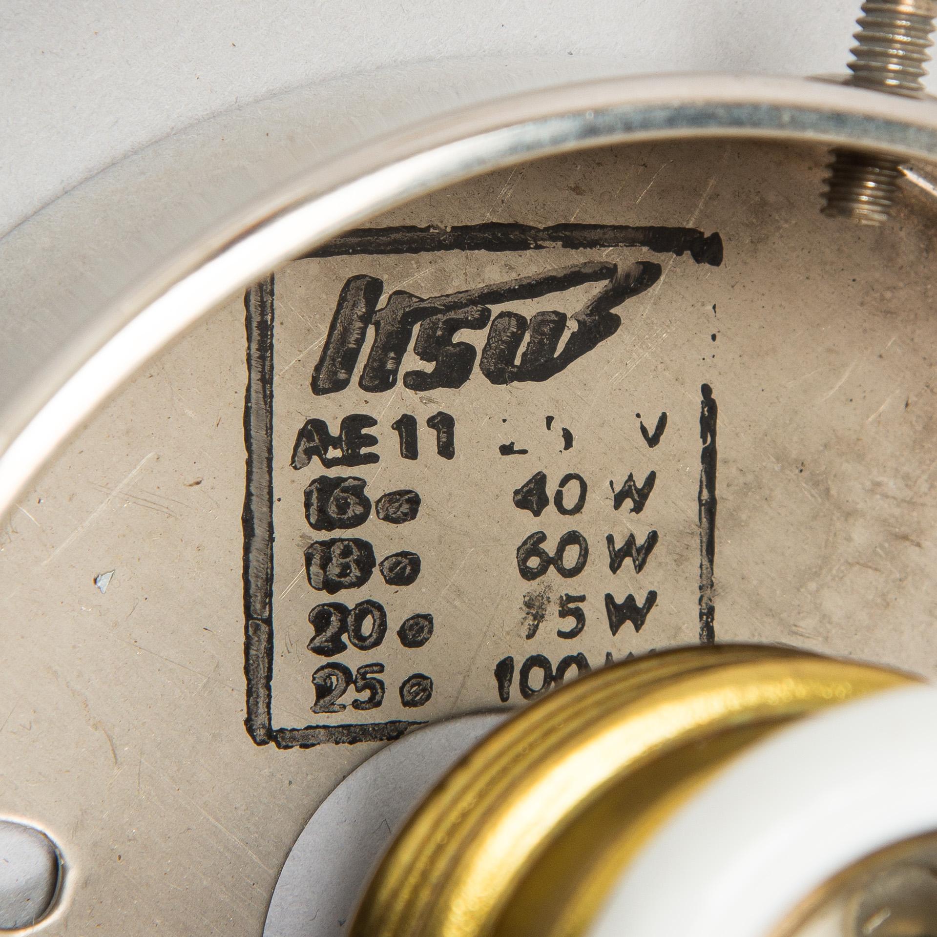 Ceiling lamps 4 pcs, model EA 11 Itsu, mid-20th century.