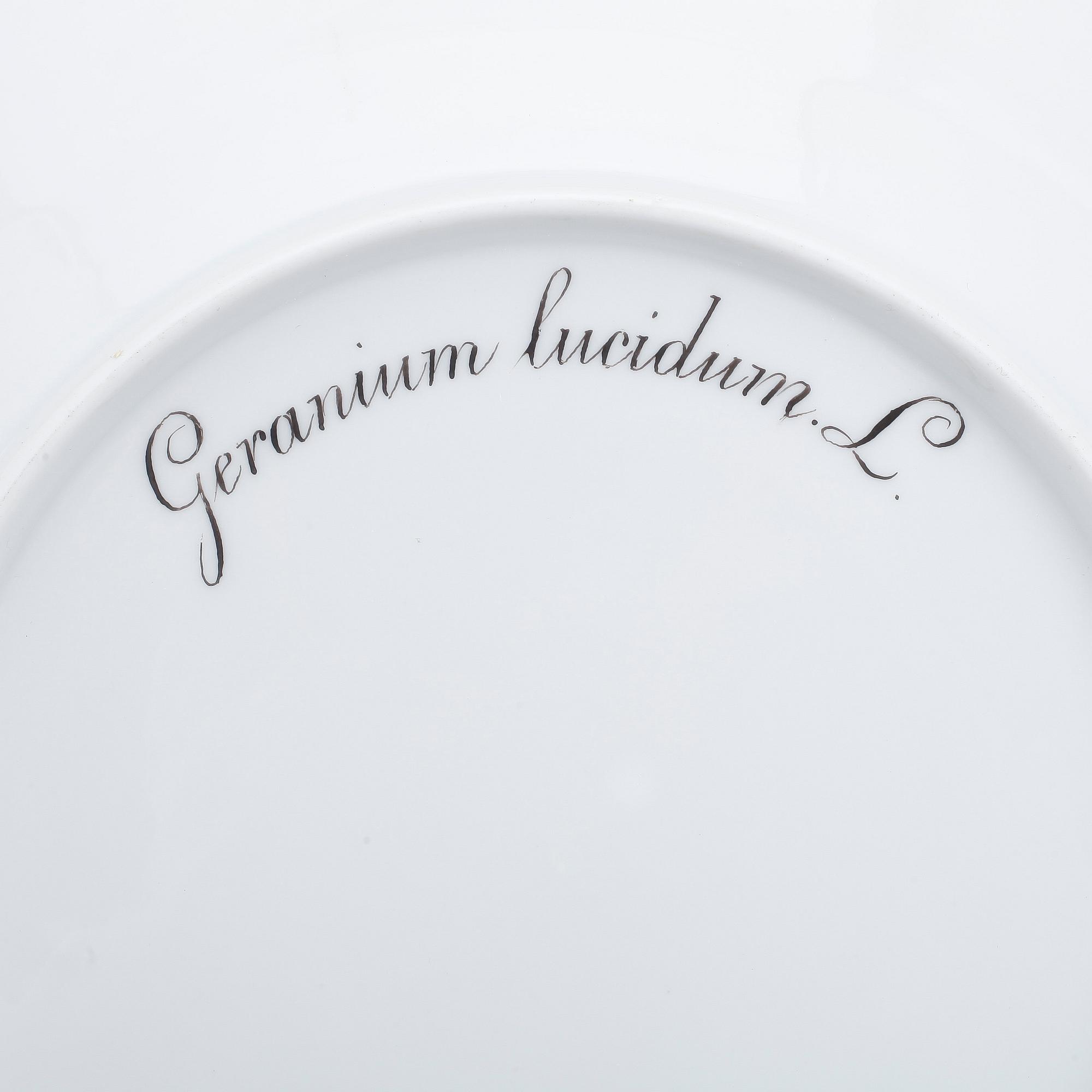 TALLRIKAR, 4 st, porslin, "Flora Danica", Royal Copenhagen.