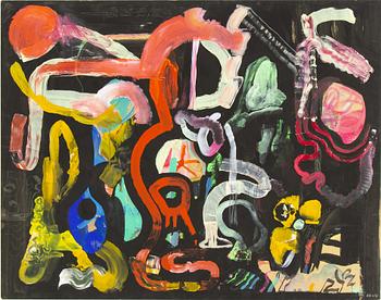 Hanna Andersson, acrylic on panel, signed and dated -16.