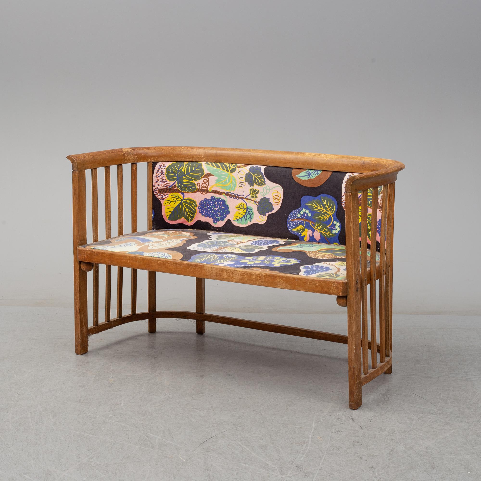 JOSEF HOFFMANN, soffgrupp, 9 delar, Jacob & Josef Kohn, Wien, Österrike tidigt 1900-tal.
