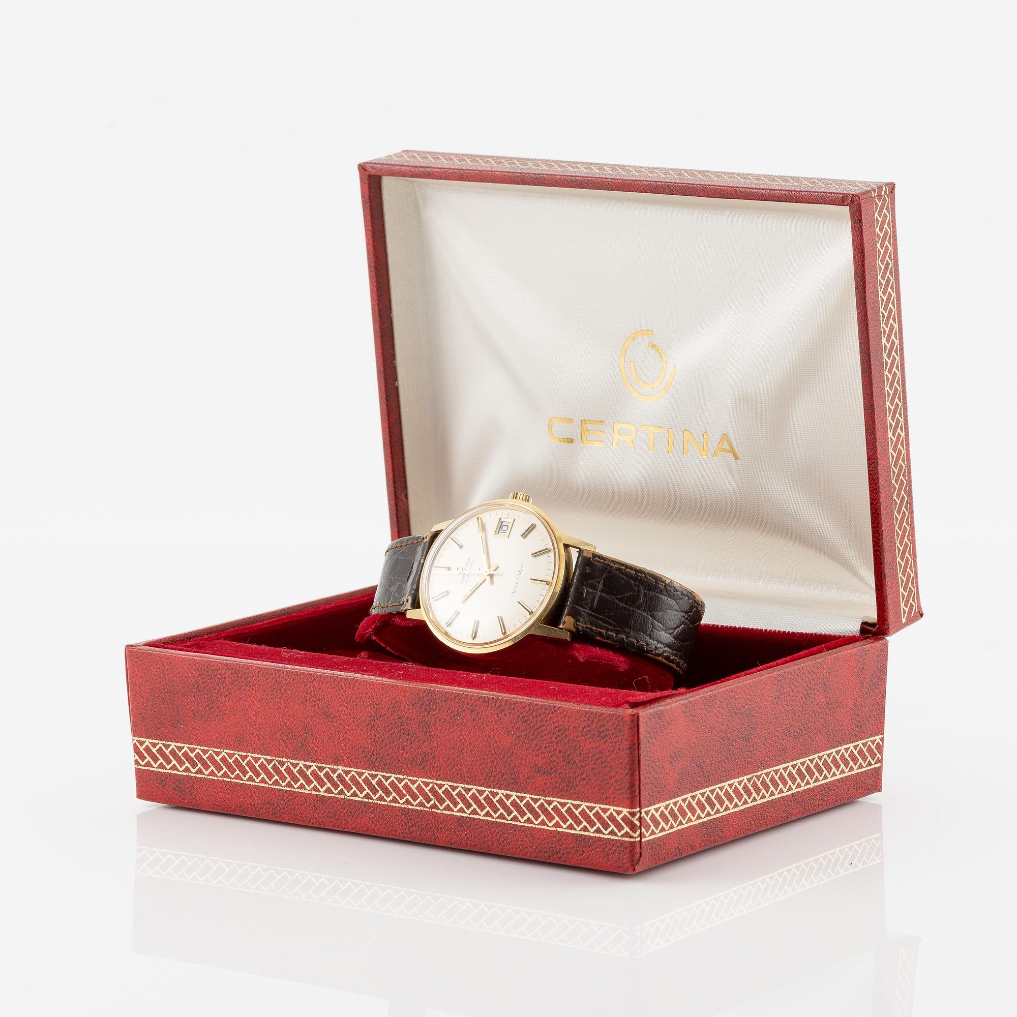 Certina, Blue Ribbon, wristwatch, 35 mm.