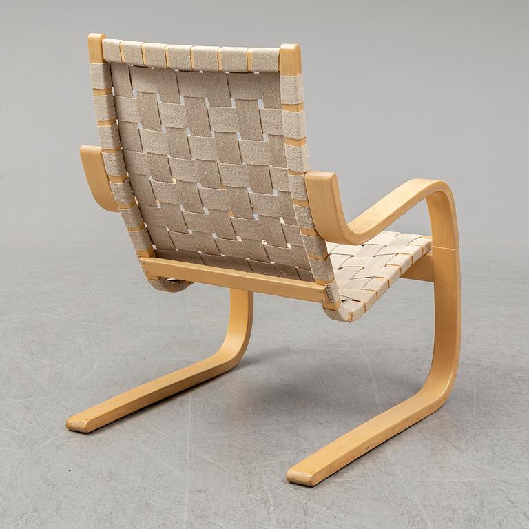 ALVAR AALTO, a model 406 armchair, late 20th Century.
