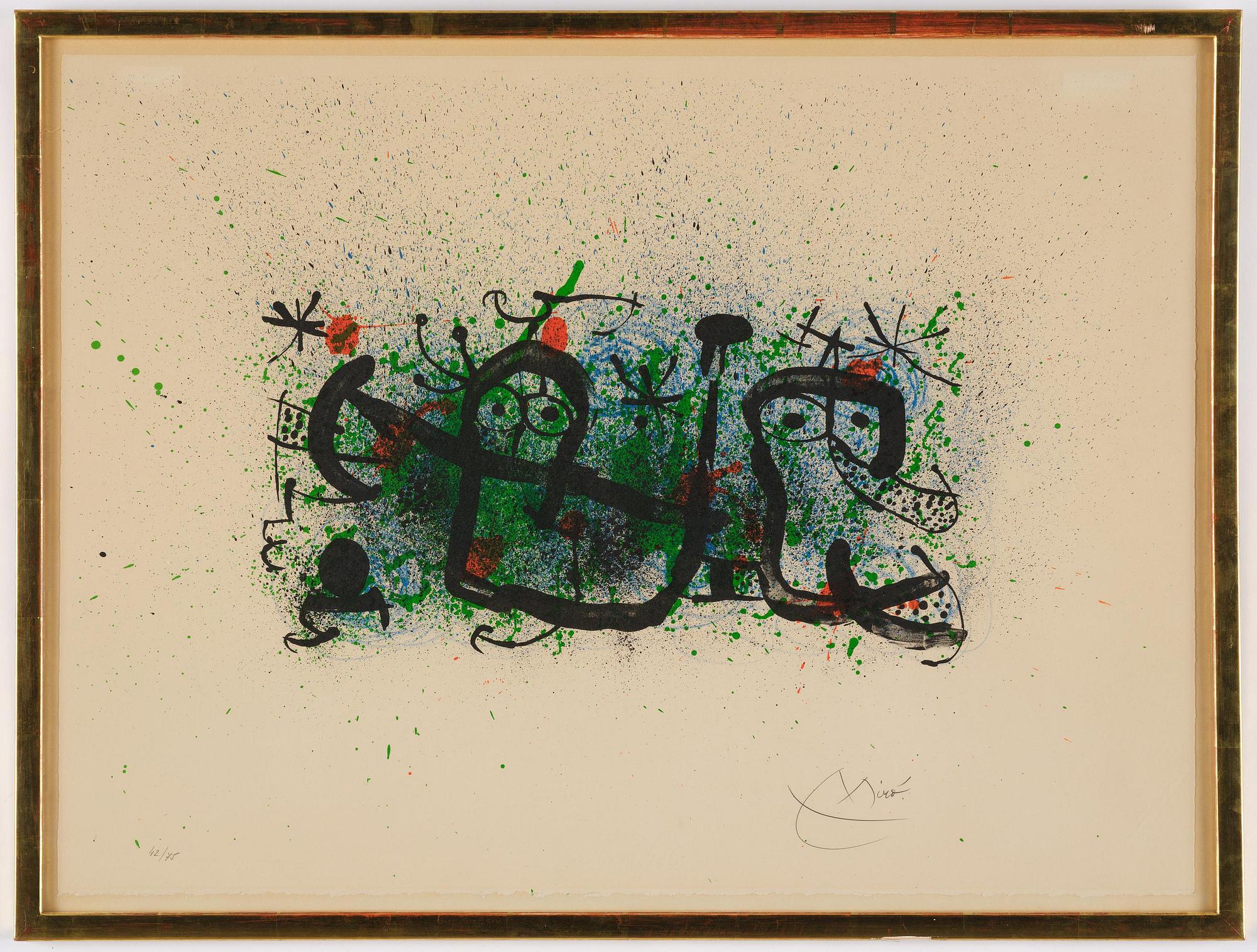 Joan Miró, "Ma de proverbis".