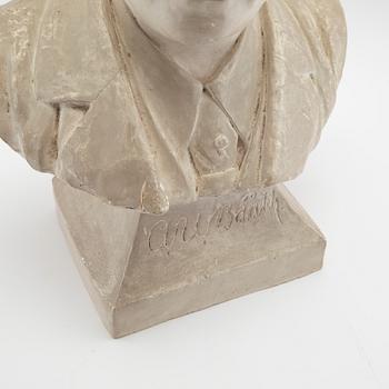 Edward Bramberg, Porträttbyst, föreställande A.U.Bååth (1852-1912), 1893.