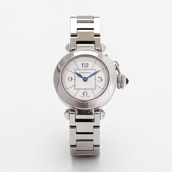 Cartier, Pasha, wristwatch, 27 mm.