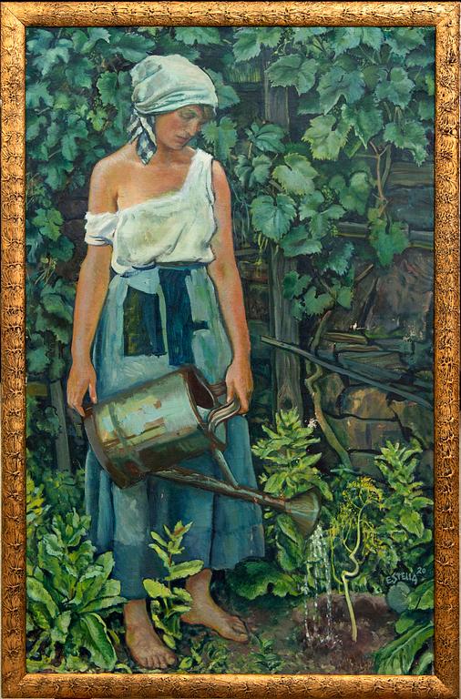 Eduard Stella, a signed and dated oil on canvas.