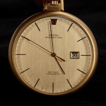 FICKUR, Omega DE Ville Chronometre Megasonic 720 Hz. 14K guld.