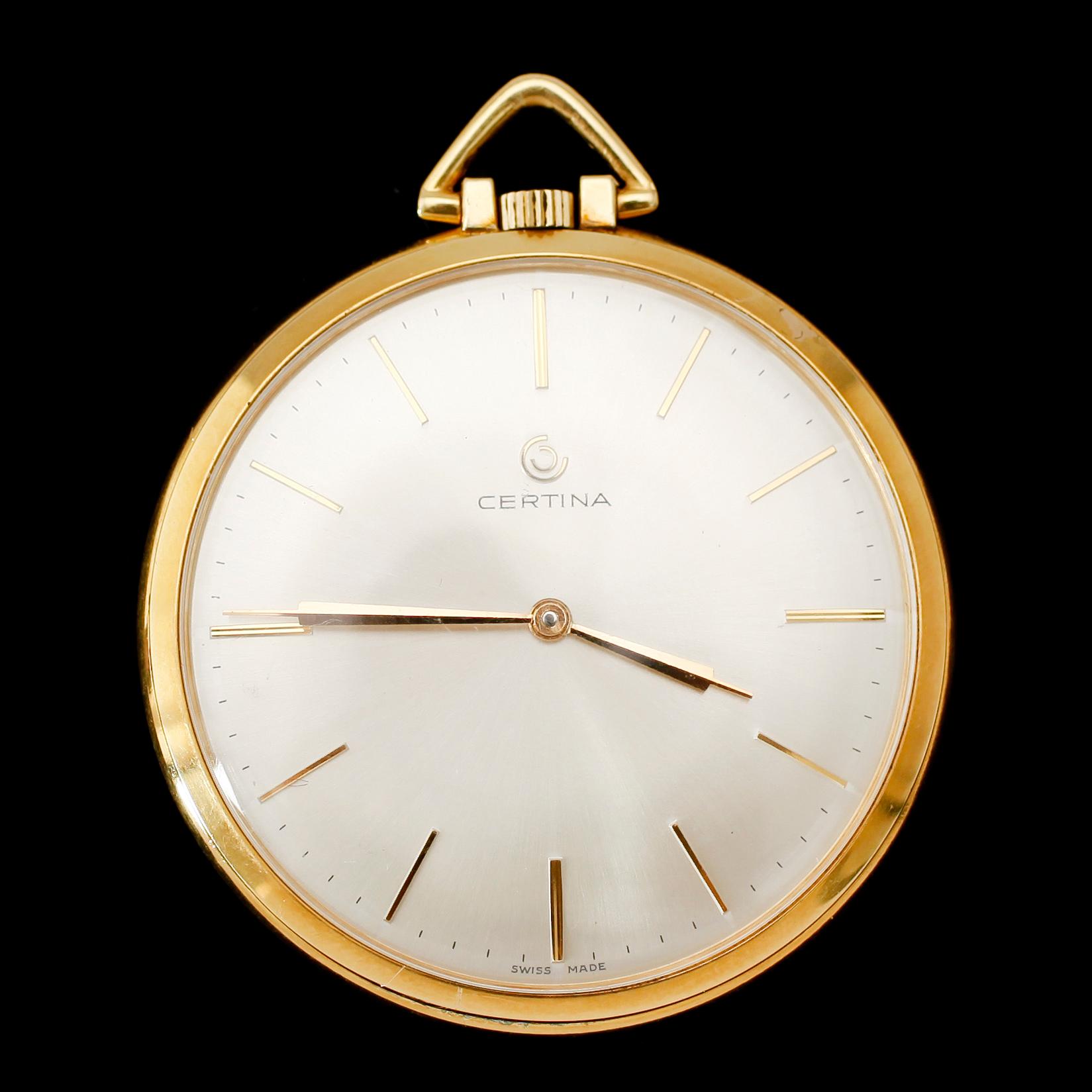 FRACKUR, 18 k guld, Certina, 1900-talets mitt.