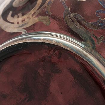 Two similar glass sets, Middle European 1950s.