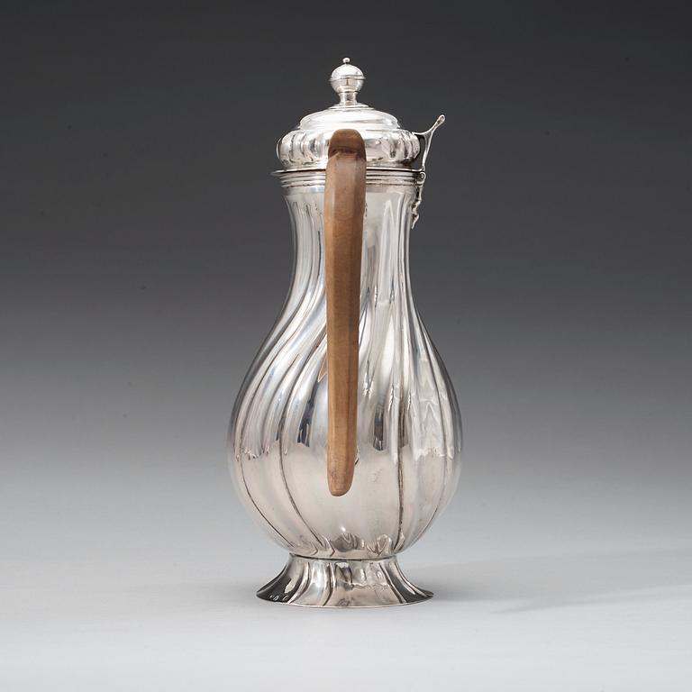 KAFFEKANNA, av Johan Christoph Engelbrecht, Augsburg 1749-1751.