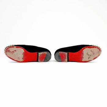 CHRISTIAN LOUBOUTIN, ett par loafers, "Intern". Storlek 36,5.