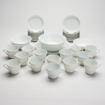 FRIEDL HOLZER-KJELLBERG, TEA SET 31 PIECES. Helmi. Sign. F.H.Kj, Arabia made in Finland.