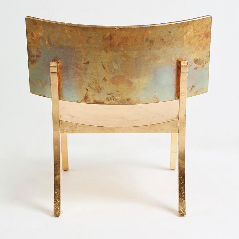 Fredrik Mattson, "TBC (The Black Chair Collection)" a chair, executed in a limited edition, nr 19/22 for Blå Station, Sweden 2008.