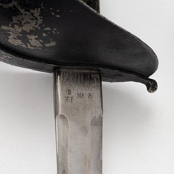 A Swedish pair of military practice swords 1886 pattern.