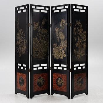 Folding screen, China, 20th Century.