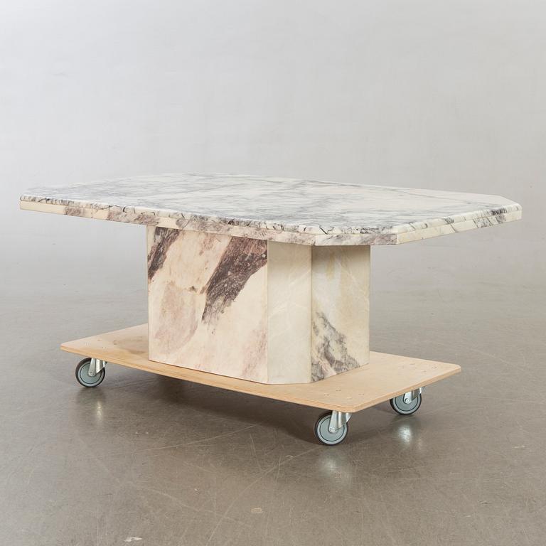 A Marble coffee table later part of the 20th century.