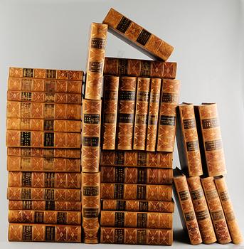 BOKBAND, 35 volymer, Strindbergs Samlade Skrifter.