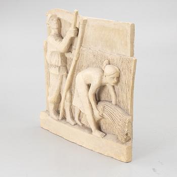 Stig Blomberg, relief, gipsförlaga till M/S Stockholm (1941).