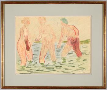 Ragnar Sandberg, Three bathing women.