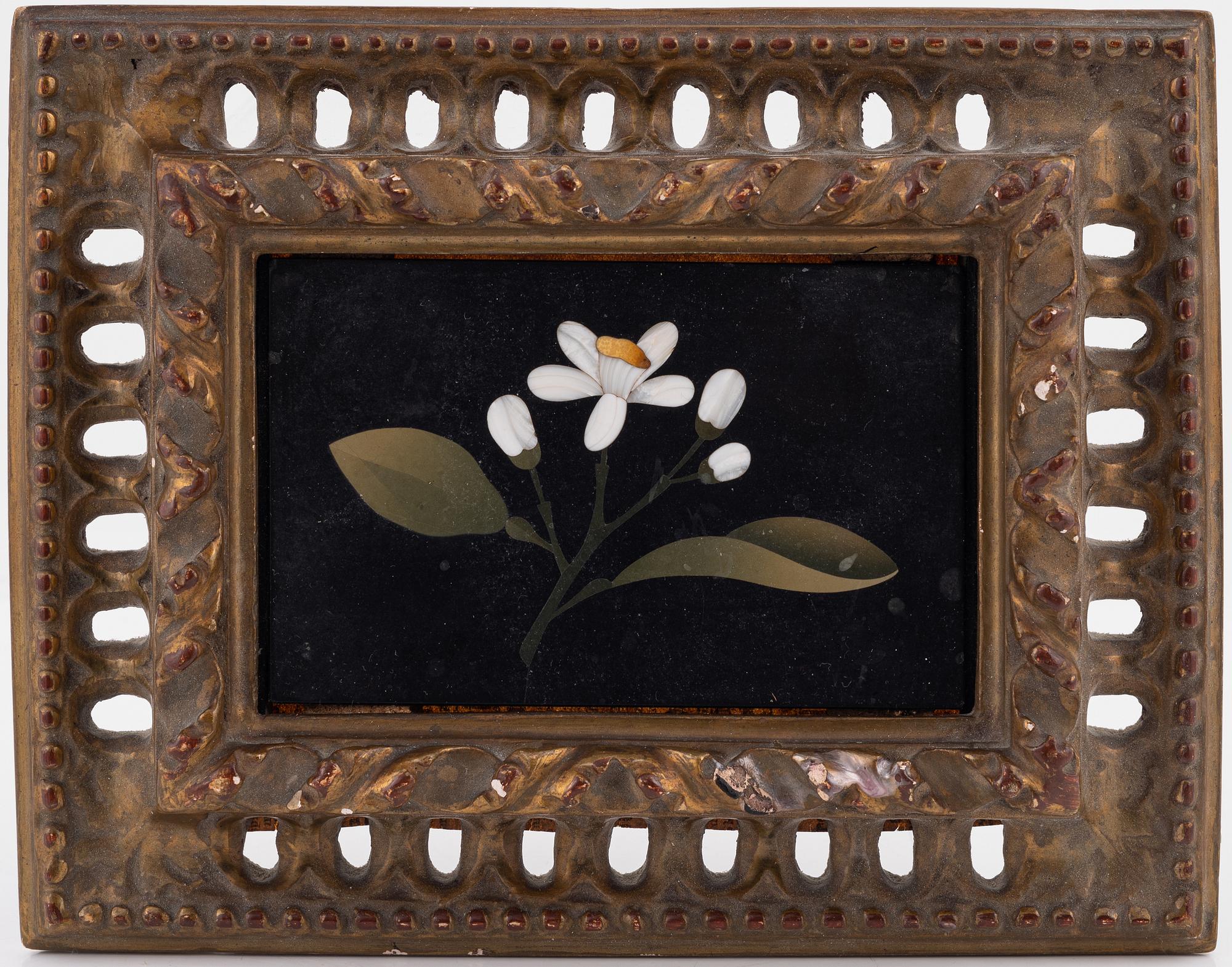 An Italian Pietra Dura picture, 20th Century.